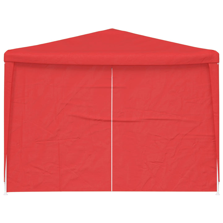 Party Tent 900 x 300 x 255 cm Rød PE og stål