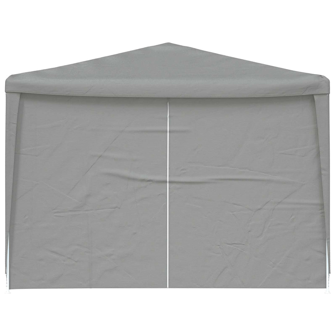 Party Tent 900 x 300 x 255 cm Lysegrå PE og stål