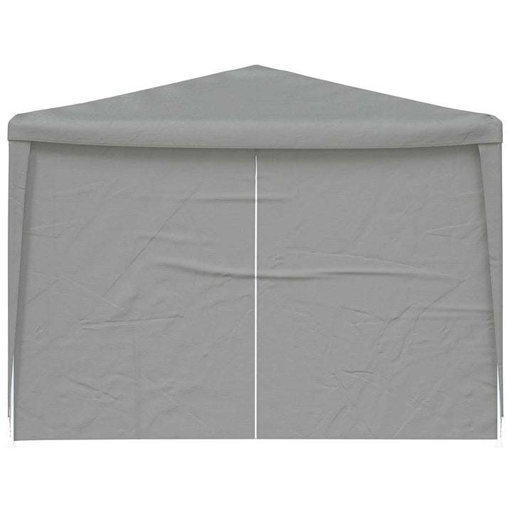 Party Tent 900 x 300 x 255 cm Lysegrå PE og stål