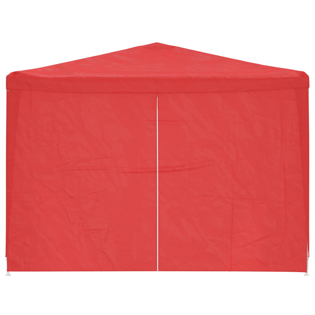 Party Tent 1200 x 300 x 255 cm Rød PE og stål