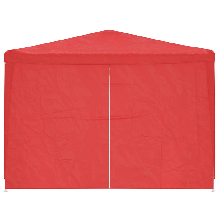 Party Tent 1200 x 300 x 255 cm Rød PE og stål