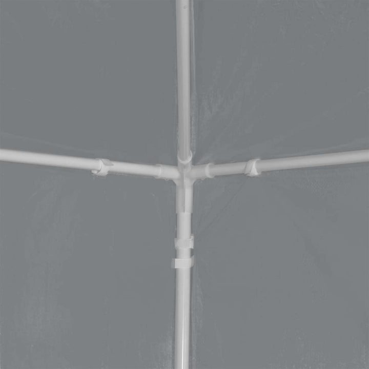 Party Tent 1200 x 300 x 255 cm Lysegrå PE og stål