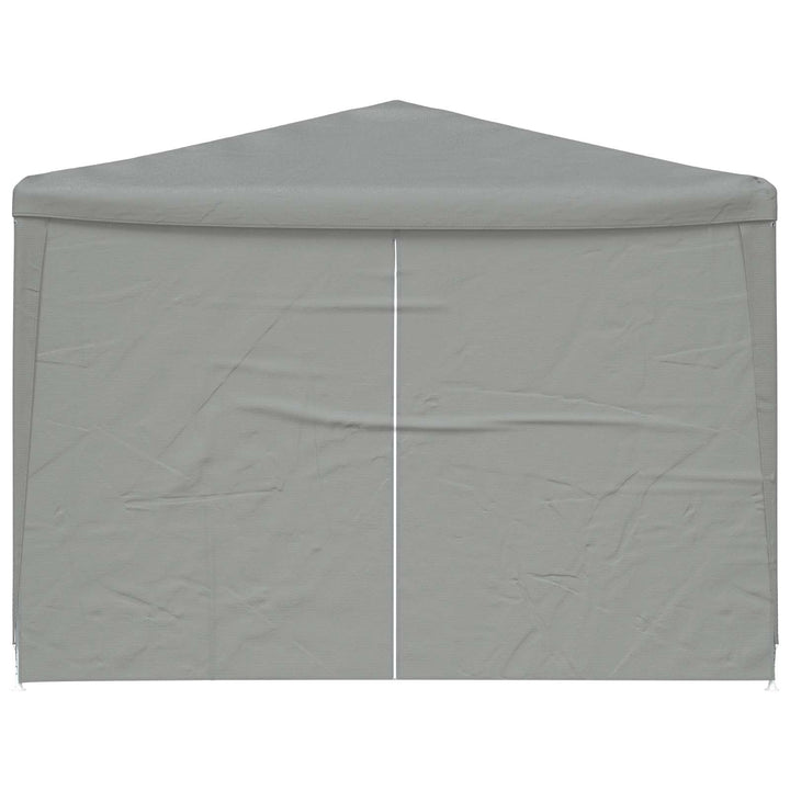 Party Tent 1200 x 300 x 255 cm Lysegrå PE og stål