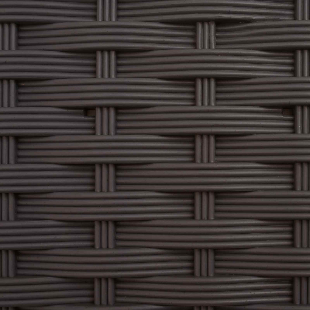 Hævet Bed med Trellis og Tag Brun 164 x 40 x 142 cm PP