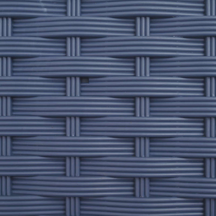 Hævet Bed med Trellis og Tag Grå 204 x 40 x 141 cm PP