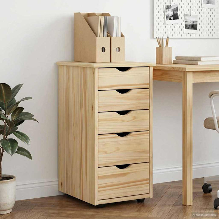 Kabinet Brun 34 x 39 x 61,5 cm Massivt fyrretræ