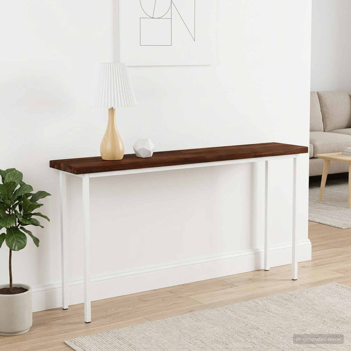 Rektangulært Bordplade 90 x 50 x 3,5 cm Rektangulær Mørk Brun
