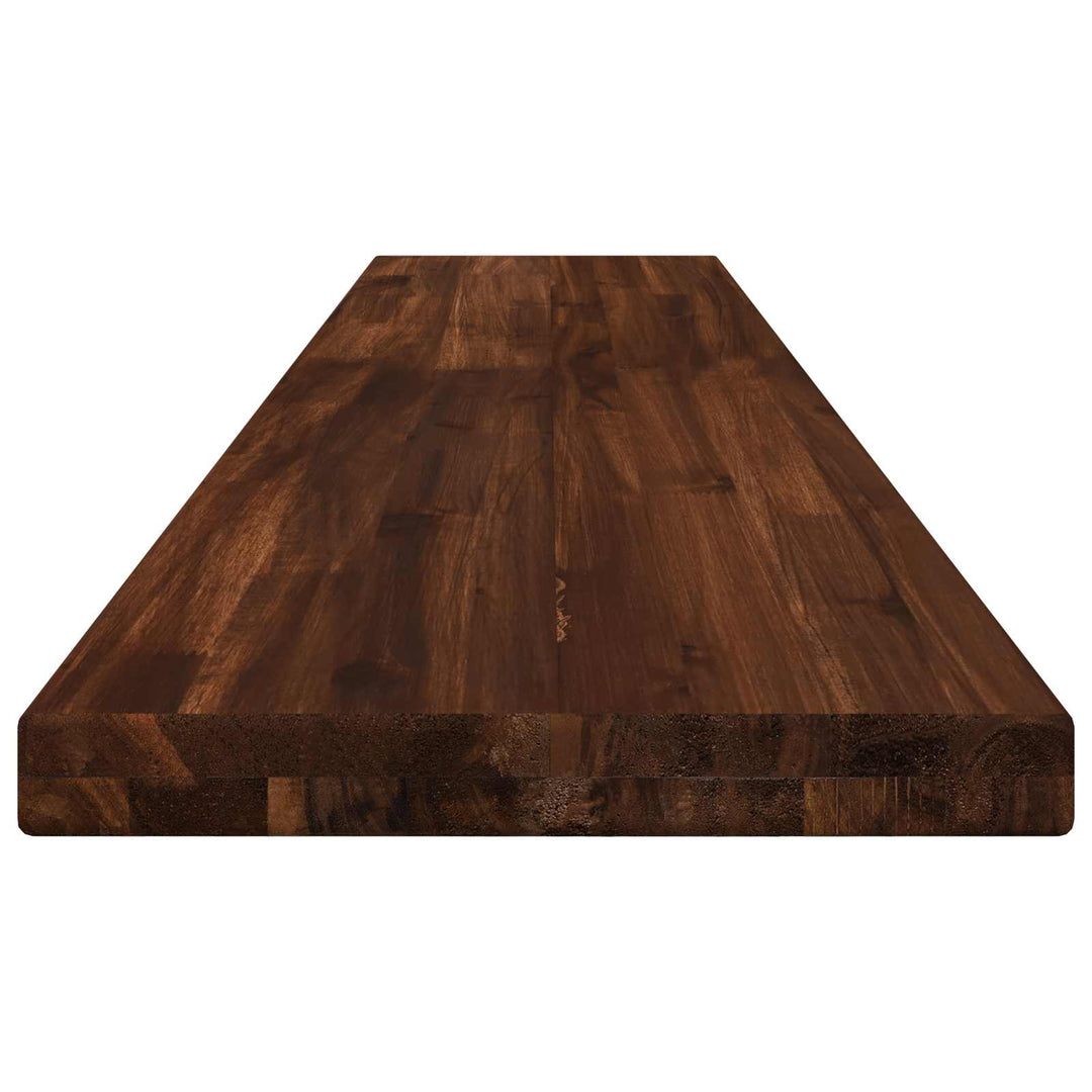 Rektangulært Bordplade 90 x 50 x 3,5 cm Rektangulær Mørk Brun