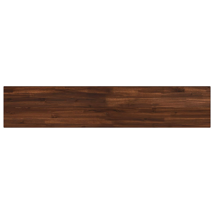Rektangulært Bordplade 90 x 50 x 3,5 cm Rektangulær Mørk Brun