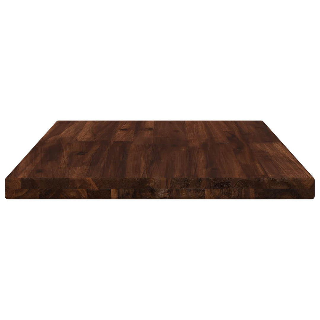 Rektangulært Bordplade 80 x 40 x 3,5 cm Rektangulær Mørk Brun