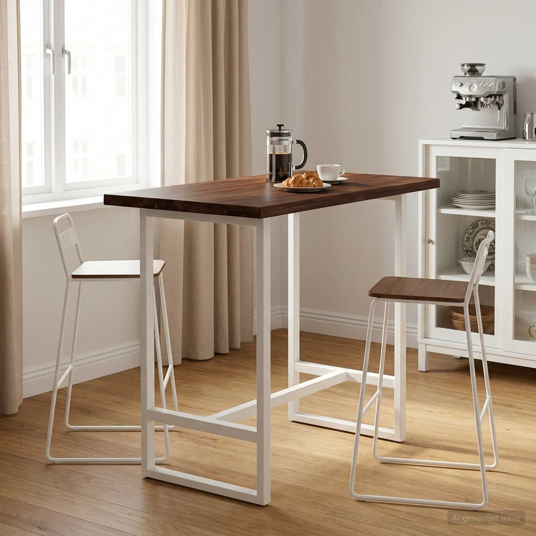 Rektangulært Bordplade 90 x 50 x 3,5 cm Rektangulær Mørk Brun