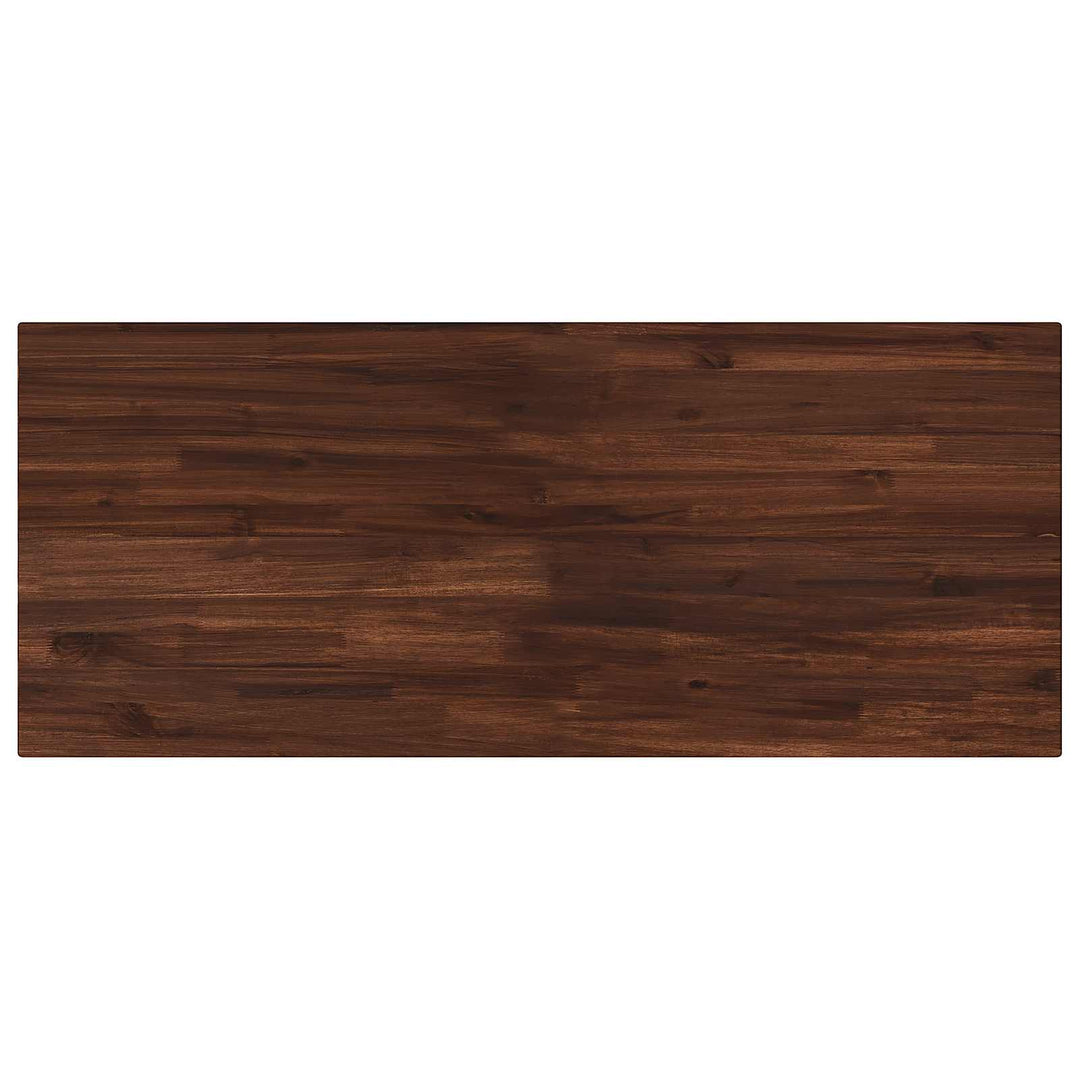 Rektangulært Bordplade 90 x 50 x 3,5 cm Rektangulær Mørk Brun