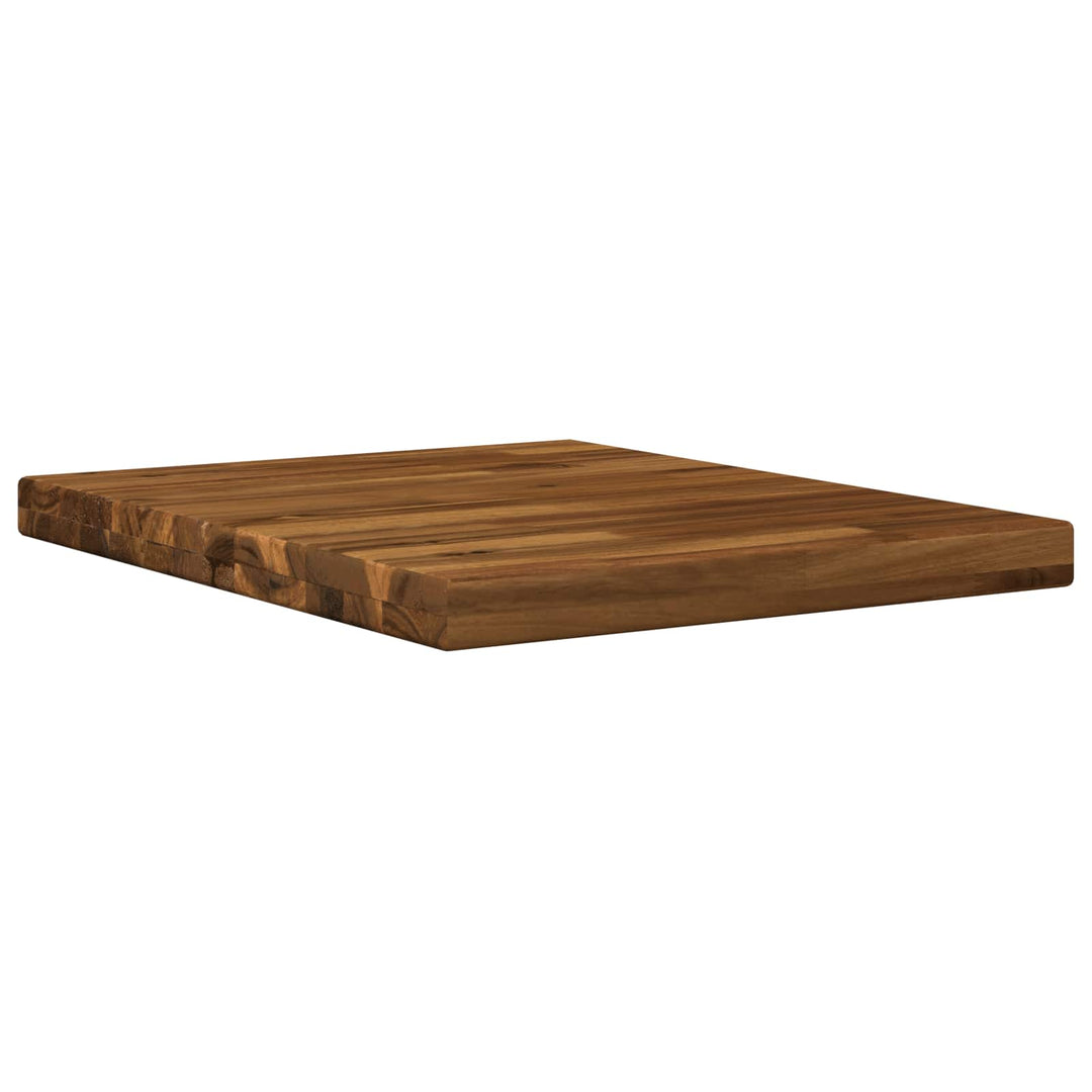 Rektangulært Bordplade 50 x 50 x 3,5 cm Firkantet Naturfarvet