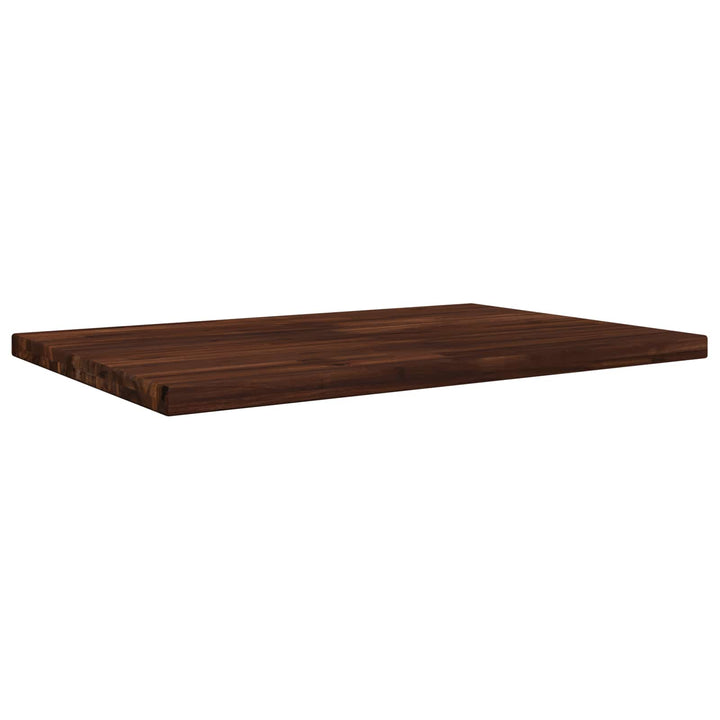 Rektangulært Bordplade 90 x 50 x 3,5 cm Rektangulær Mørk Brun