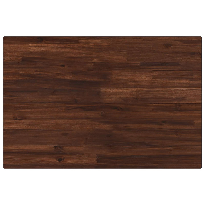 Rektangulært Bordplade 90 x 50 x 3,5 cm Rektangulær Mørk Brun