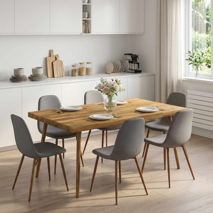 Rektangulært Bordplade 90 x 60 x 3,2 cm Rektangulær