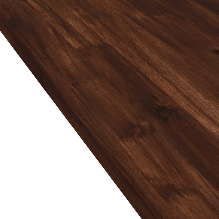 Rektangulært Bordplade 90 x 50 x 3,5 cm Rektangulær Mørk Brun