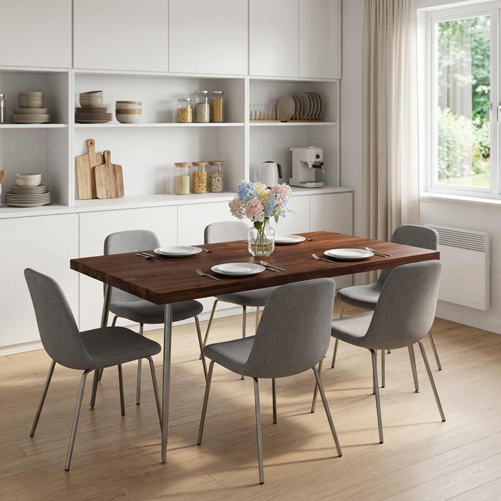 Rektangulært Bordplade 90 x 50 x 3,5 cm Rektangulær Mørk Brun