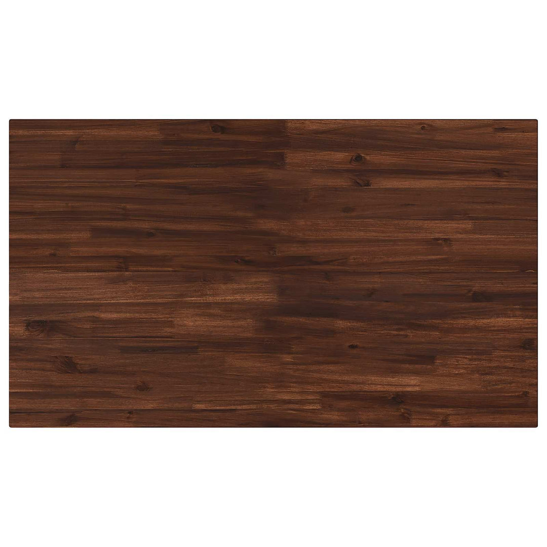 Rektangulært Bordplade 90 x 50 x 3,5 cm Rektangulær Mørk Brun