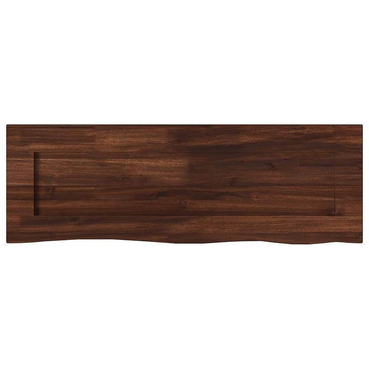 Rektangulært Bordplade 90 x 50 x 3,5 cm Rektangulær Mørk Brun