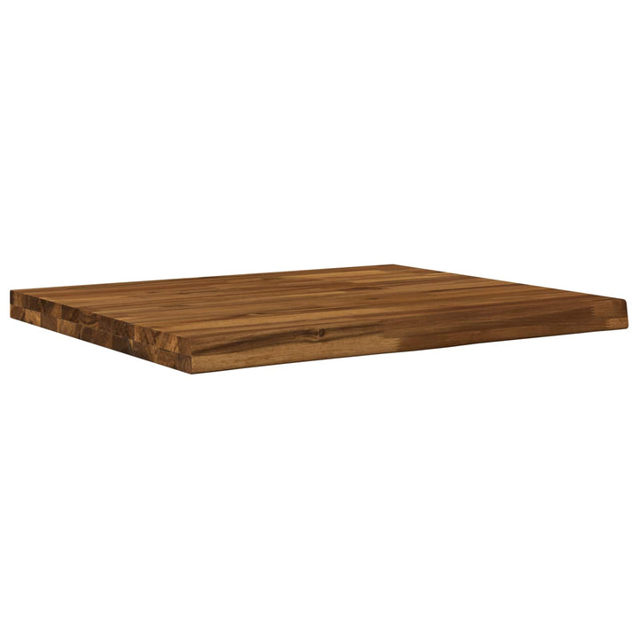 Rektangulært Bordplade 90 x 50 x 3,5 cm Rektangulær Naturfarvet