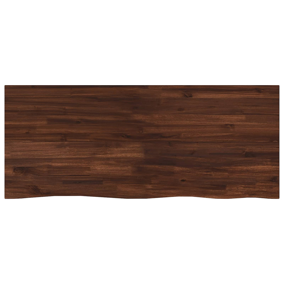 Rektangulært Bordplade 90 x 50 x 3,5 cm Rektangulær Mørk Brun