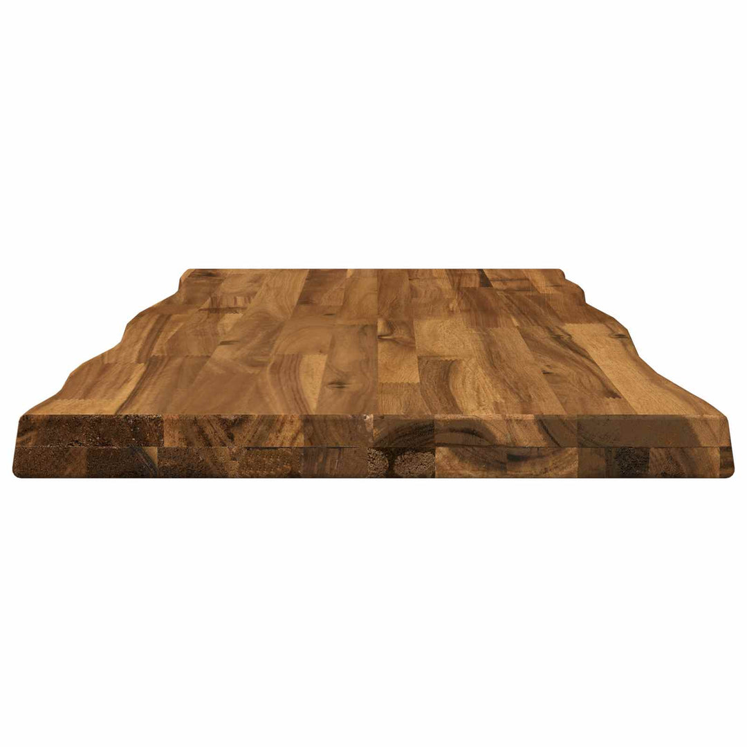 Rektangulært Bordplade 90 x 50 x 3,5 cm Rektangulær Naturfarvet