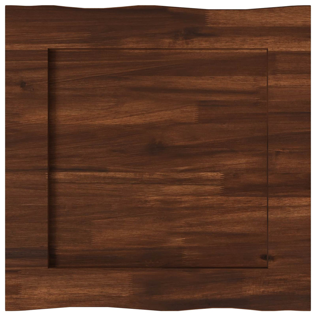 Rektangulært Bordplade 50 x 50 x 3,5 cm Firkantet Mørk Brun