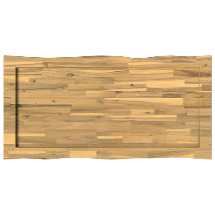 Rektangulært Bordplade 90 x 50 x 3,5 cm Rektangulær Hvid