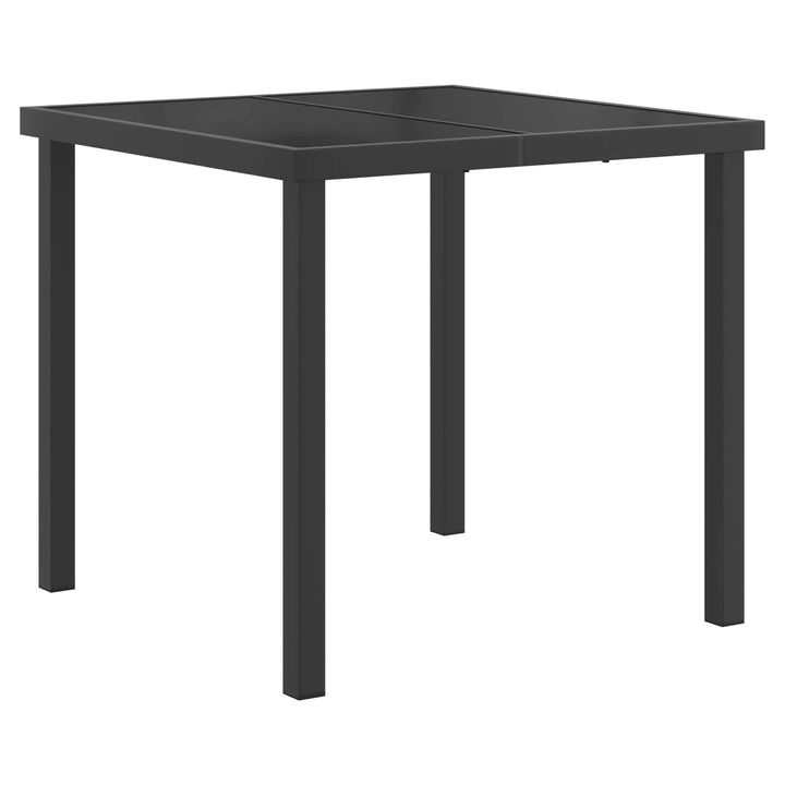 Have møbel sæt 3 pcs Sort og Anthracit 80 x 80 x 73 cm