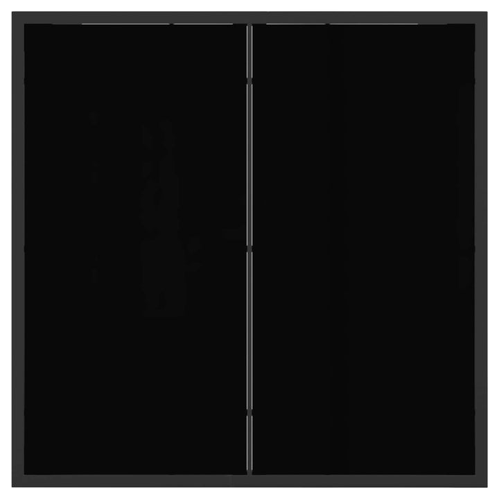 Have møbel sæt 5 pcs Sort og Anthracit 80 x 80 x 73 cm