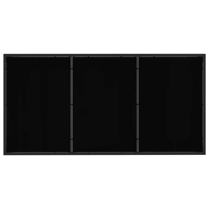 Have møbel sæt 7 pcs Sort og Anthracit 160 x 80 x 73 cm