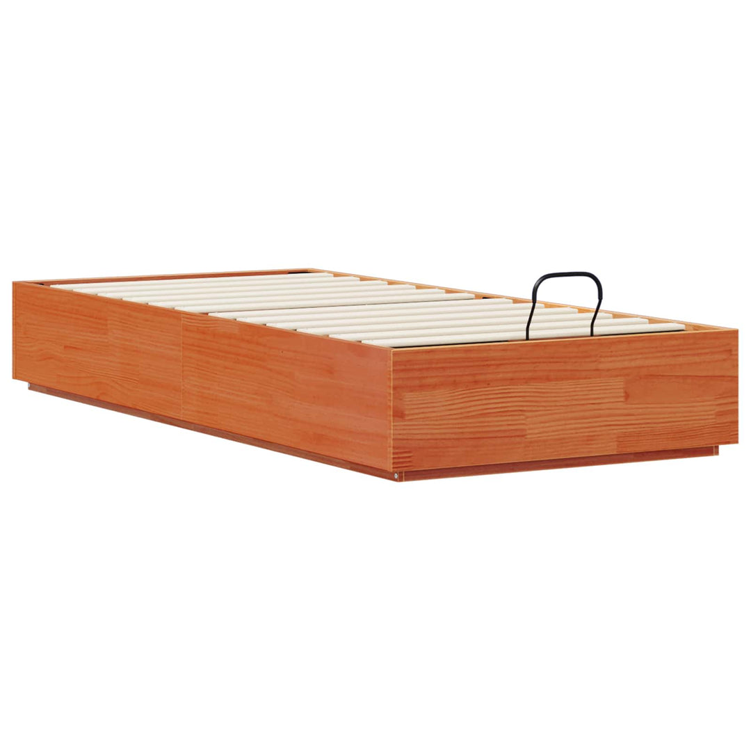 Ottoman Sengestel VoksBrun 90 x 200 cm Massivt fyrretræ