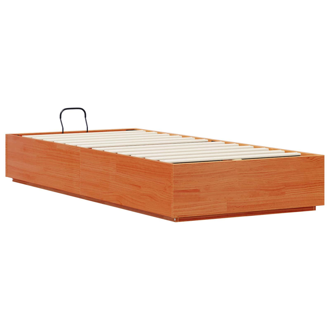 Ottoman Sengestel VoksBrun 90 x 200 cm Massivt fyrretræ