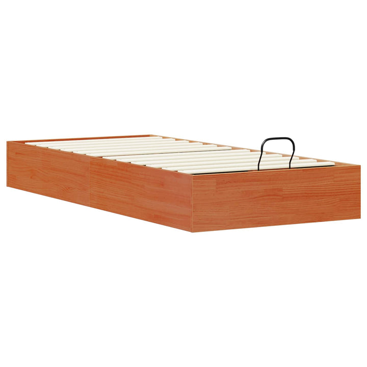 Otmansengestel med opbevaring VoksBrun 80 x 200 cm