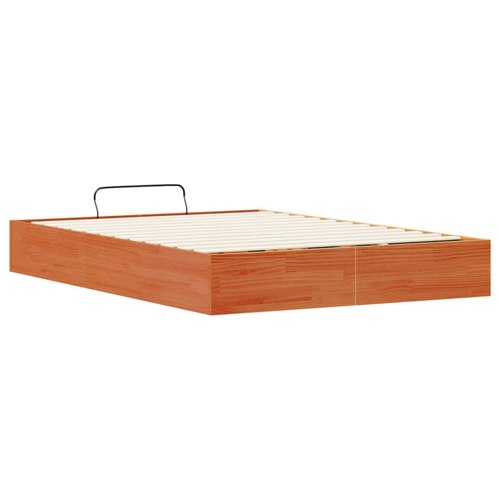 Otmansengestel med opbevaring VoksBrun 120 x 190 cm