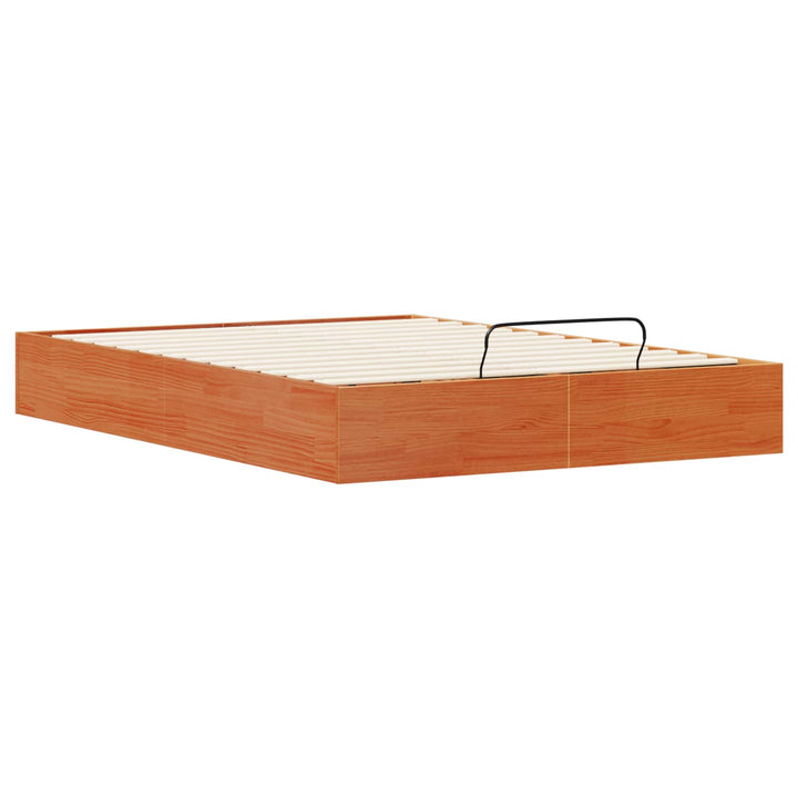 Otmansengestel med opbevaring VoksBrun 120 x 200 cm