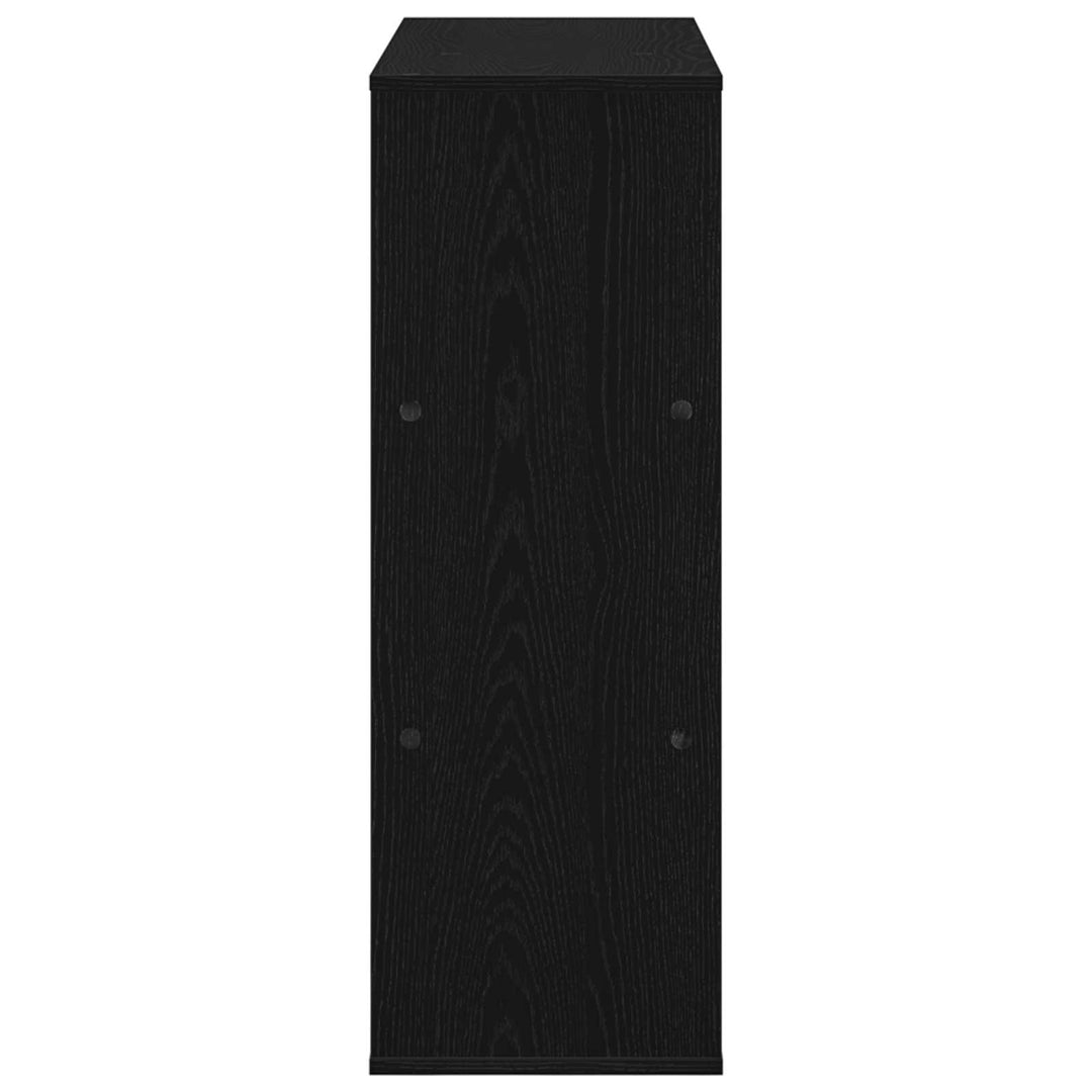 Boghylde Sort eg 100 x 33 x 94,5 cm Konstrueret træ