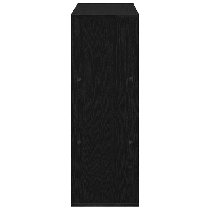 Boghylde Sort eg 100 x 33 x 94,5 cm Konstrueret træ