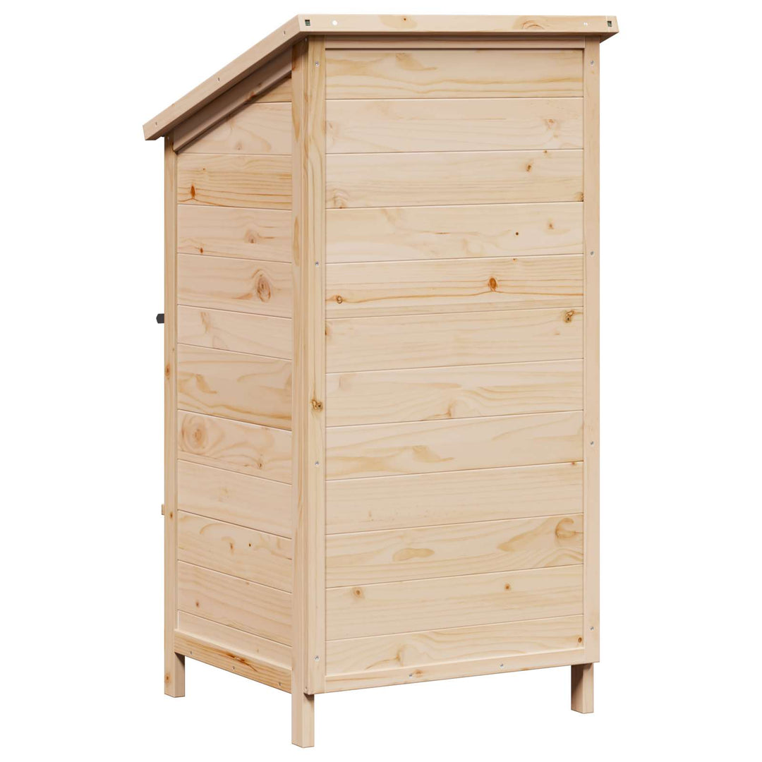 Have Skur Naturfarvet 59 x 56 x 113,5 cm Konstrueret træ