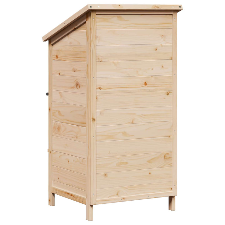 Have Skur Naturfarvet 59 x 56 x 113,5 cm Konstrueret træ