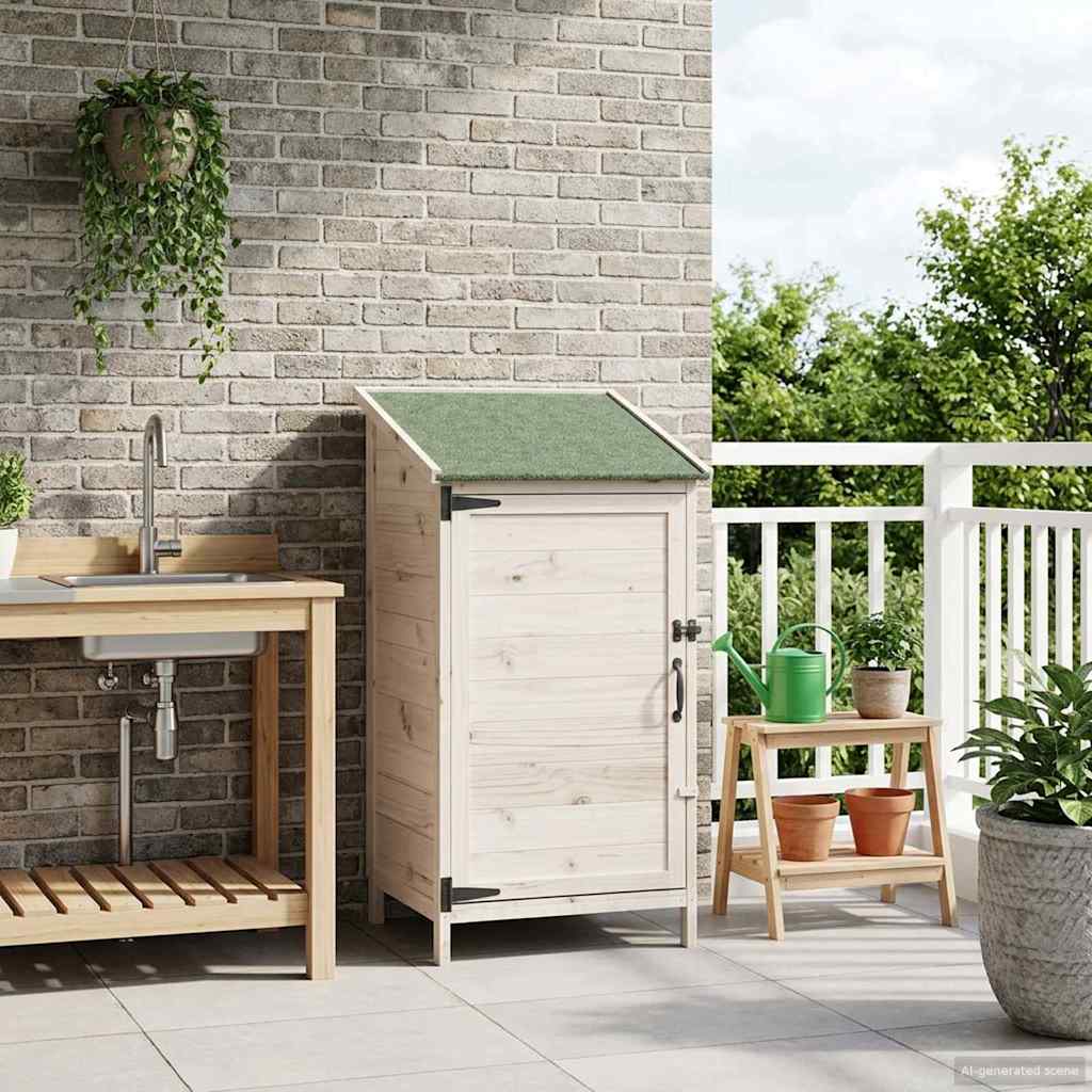 Have Skur Hvid 59 x 56 x 113,5 cm Konstrueret træ