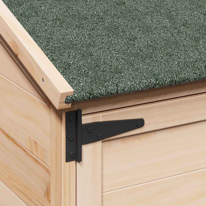 Have Skur Naturfarvet 106,5 x 56 x 113,5 cm Konstrueret træ