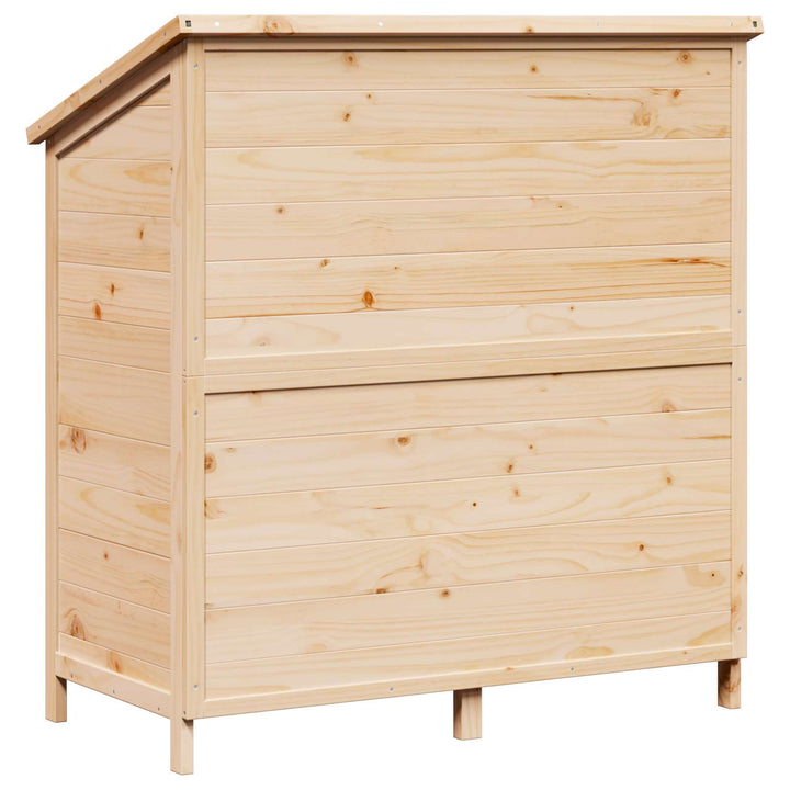 Have Skur Naturfarvet 106,5 x 56 x 113,5 cm Konstrueret træ