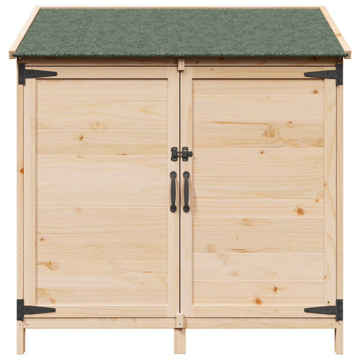 Have Skur Naturfarvet 106,5 x 56 x 113,5 cm Konstrueret træ