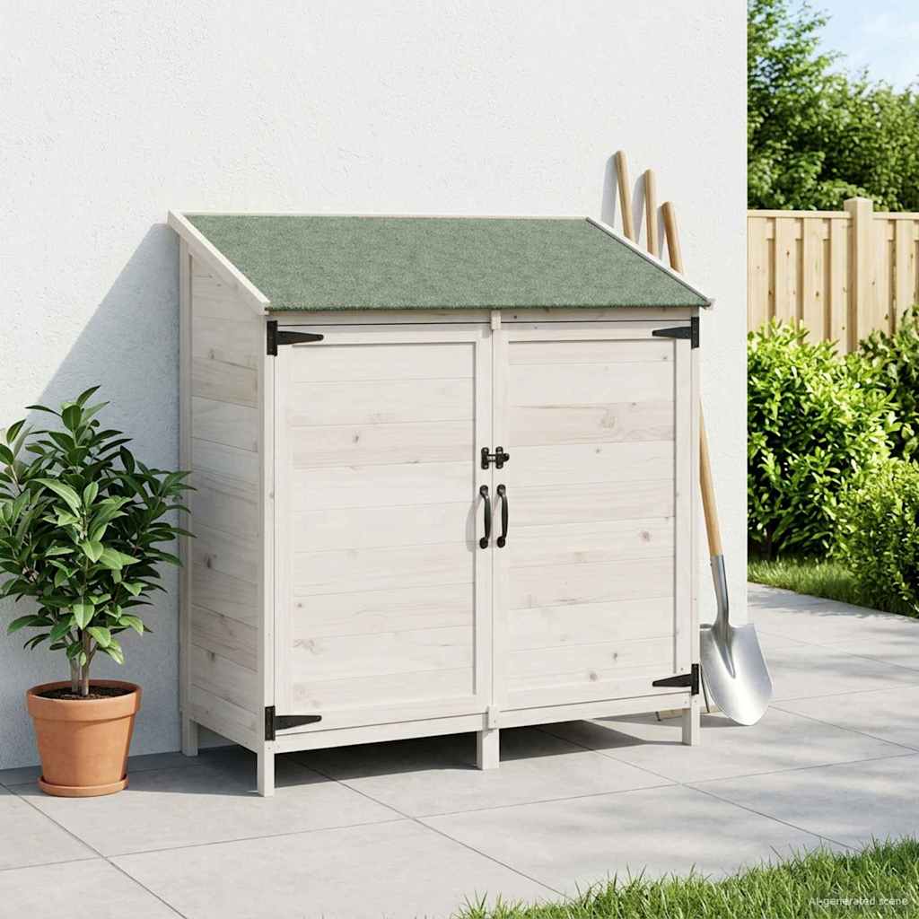 Have Skur Hvid 106,5 x 56 x 113,5 cm Konstrueret træ