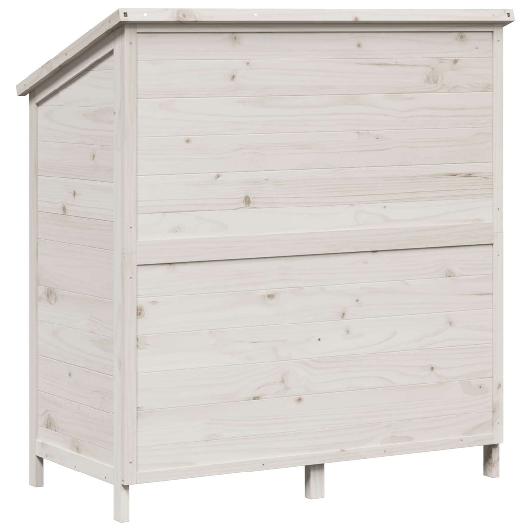 Have Skur Hvid 106,5 x 56 x 113,5 cm Konstrueret træ