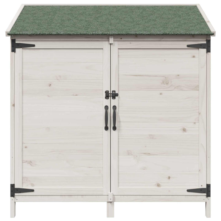Have Skur Hvid 106,5 x 56 x 113,5 cm Konstrueret træ