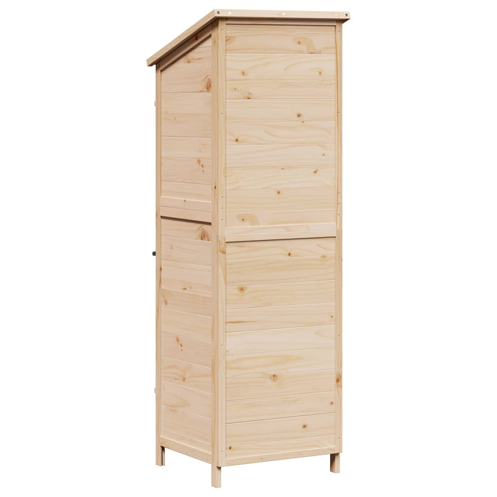 Have Skur Naturfarvet 59,5 x 56 x 176,5 cm Konstrueret træ
