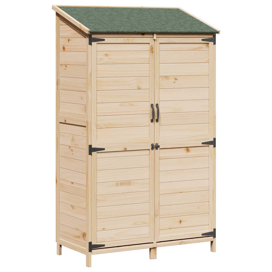 Have Skur Naturfarvet 106,5 x 56 x 176 cm Konstrueret træ